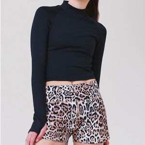 GREYSON Women's Crop Nova Mock Neck 1/4 Zip Size XL NWT